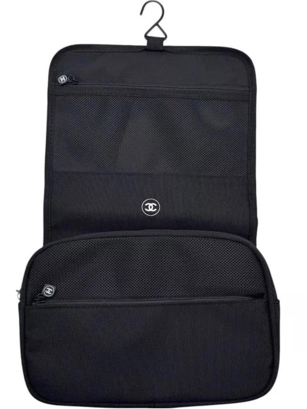 GWP- Black Hanging Toiletry Organizer with Hook